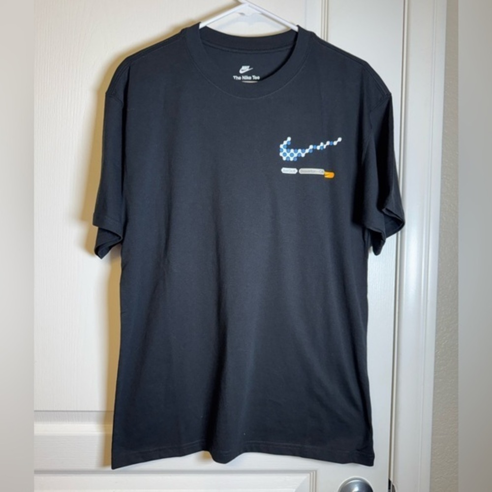 Nike Air Black Shirt “Air Will Take You there” Loose Fit Size Small NWOT #2245